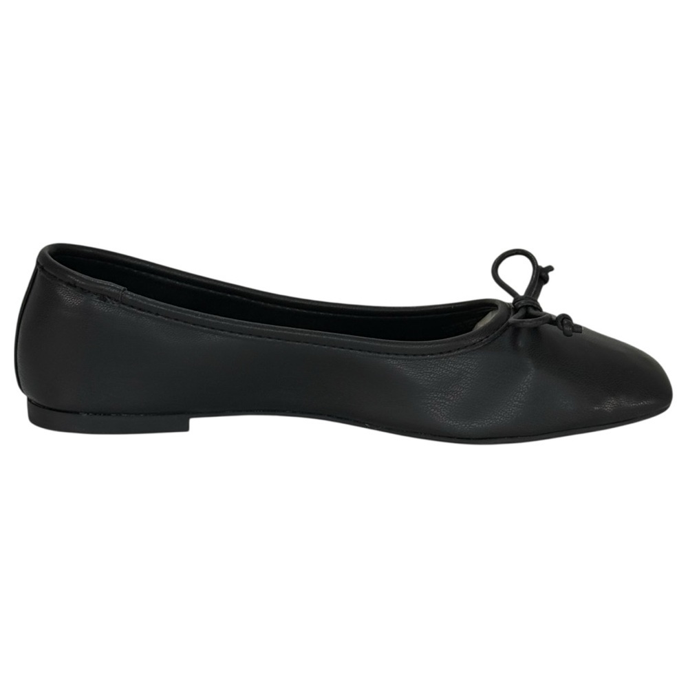 On 34th Naomie Black Faux Leather Womens Flats Size 5M - Picture 5 of 10